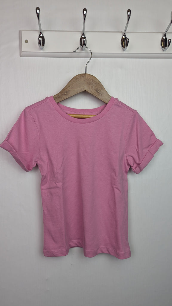 Primark Pink Short Sleeve Top - Girls 5-6 Years Little Ones Preloved Used, Preloved, Preworn & Second Hand Baby, Kids & Children's Clothing UK Online. Cheap affordable. Brands including Next, Joules, Nutmeg Morrisons, TU, F&F, H&M.