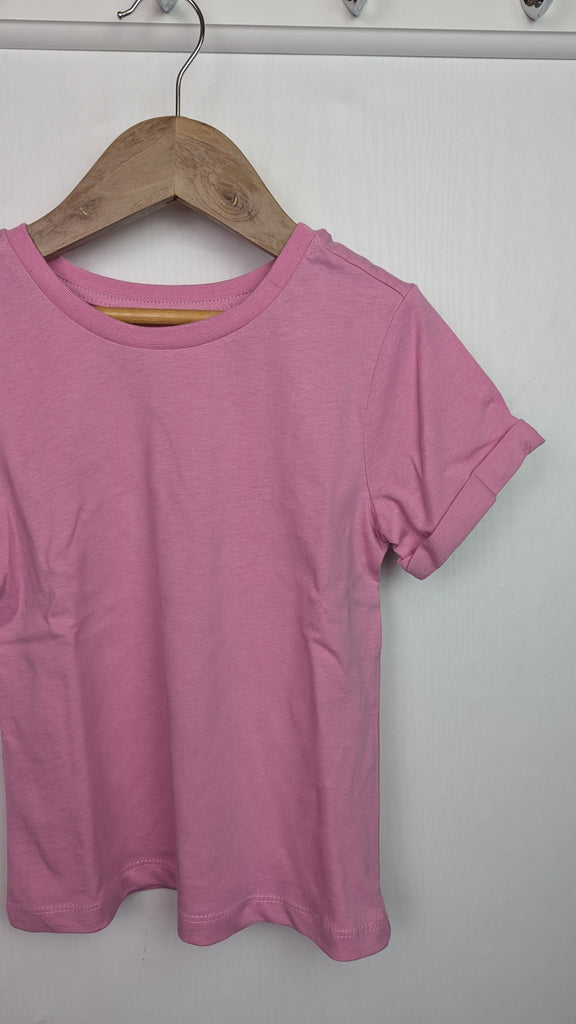 Primark Pink Short Sleeve Top - Girls 5-6 Years Little Ones Preloved Used, Preloved, Preworn & Second Hand Baby, Kids & Children's Clothing UK Online. Cheap affordable. Brands including Next, Joules, Nutmeg Morrisons, TU, F&F, H&M.