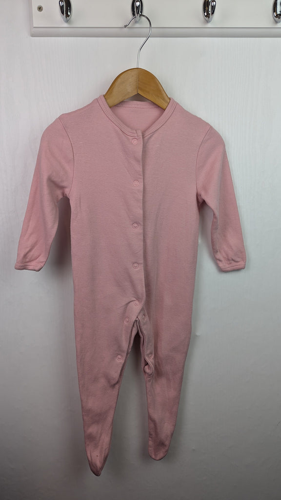 Primark Pink Sleepsuit - Girls 3-6 Months Little Ones Preloved Used, Preloved, Preworn & Second Hand Baby, Kids & Children's Clothing UK Online. Cheap affordable. Brands including Next, Joules, Nutmeg Morrisons, TU, F&F, H&M.