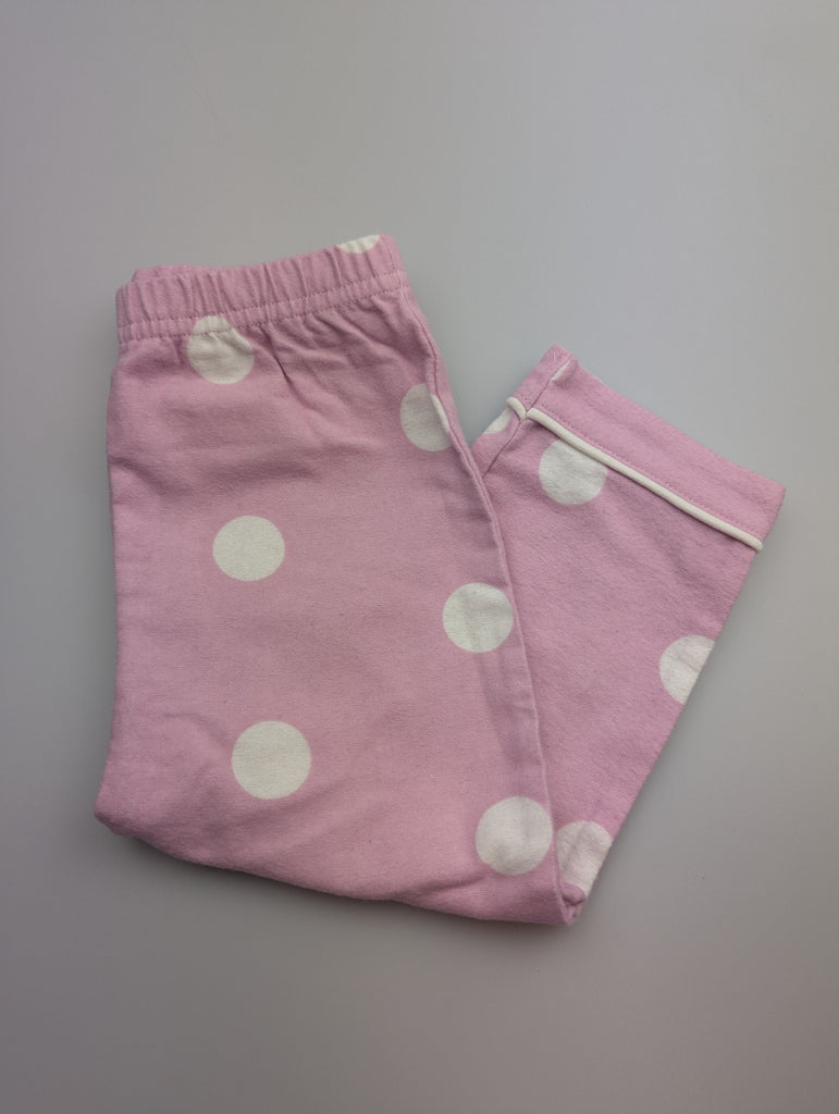 Primark Pink Spot Pyjama Bottoms - Girls 9-12 Months Little Ones Preloved Used, Preloved, Preworn Baby, Girls & Boys Clothes. Kids & Children's second hand Clothing UK Online. Cheap affordable. Brands including Next, Joules, Nutmeg Morrisons, TU, F&F, H&M.