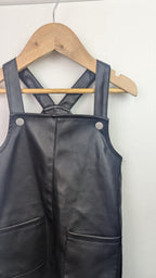 Primark Pleather Pinafore Dress - Girls 3 - 4 Years - Little Ones Preloved. Second Hand Children's & Preloved Baby, Kids, Girls & Boys Clothes. UK online