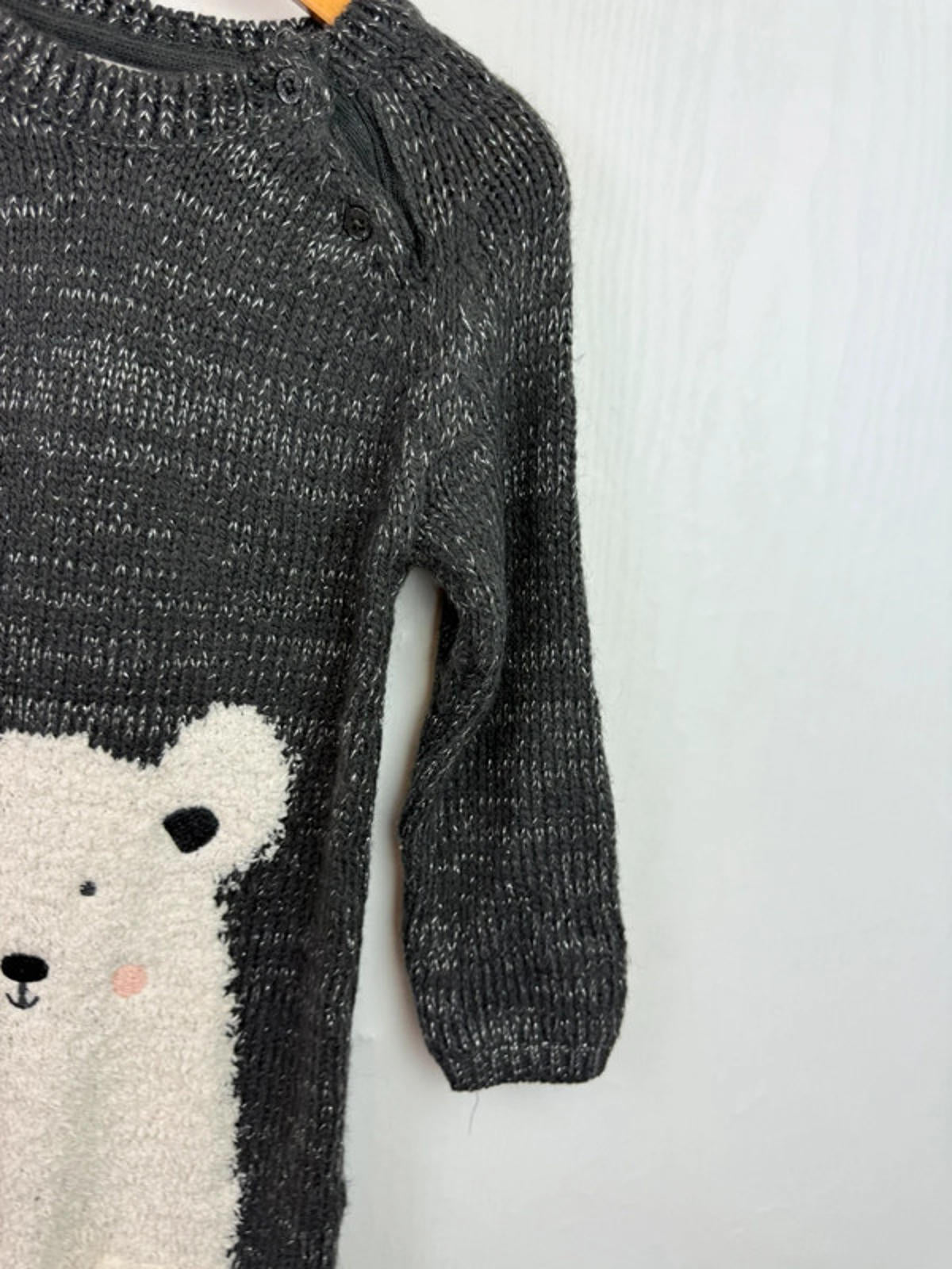 Primark Polar Bear Knit Dress - Girls 18 - 24 Months - Little Ones Preloved. Second Hand Children's & Preloved Baby, Kids, Girls & Boys Clothes. UK online