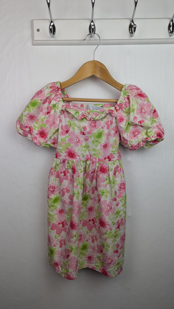 Primark Puff Sleeve Dress - Girls 3-4 Years Little Ones Preloved Used, Preloved, Preworn & Second Hand Baby, Kids & Children's Clothing UK Online. Cheap affordable. Brands including Next, Joules, Nutmeg Morrisons, TU, F&F, H&M.