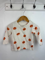 Primark Pumpkin Long Sleeve Top - Unisex 3 - 6 Months - Little Ones Preloved. Second Hand Children's & Preloved Baby, Kids, Girls & Boys Clothes. UK online