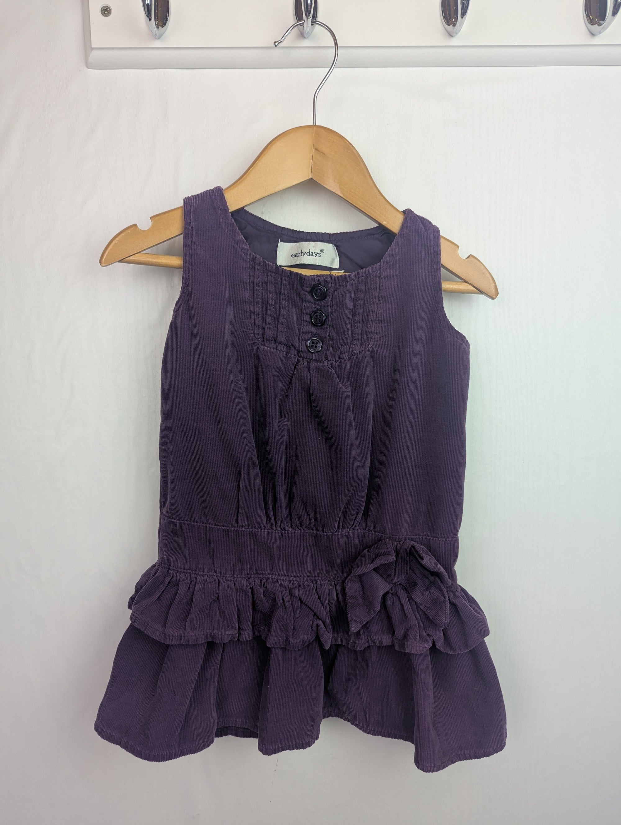 Primark Purple Cord Dress - Girls 9 - 12 Months - Little Ones Preloved. Second Hand Children's & Preloved Baby, Kids, Girls & Boys Clothes. UK online