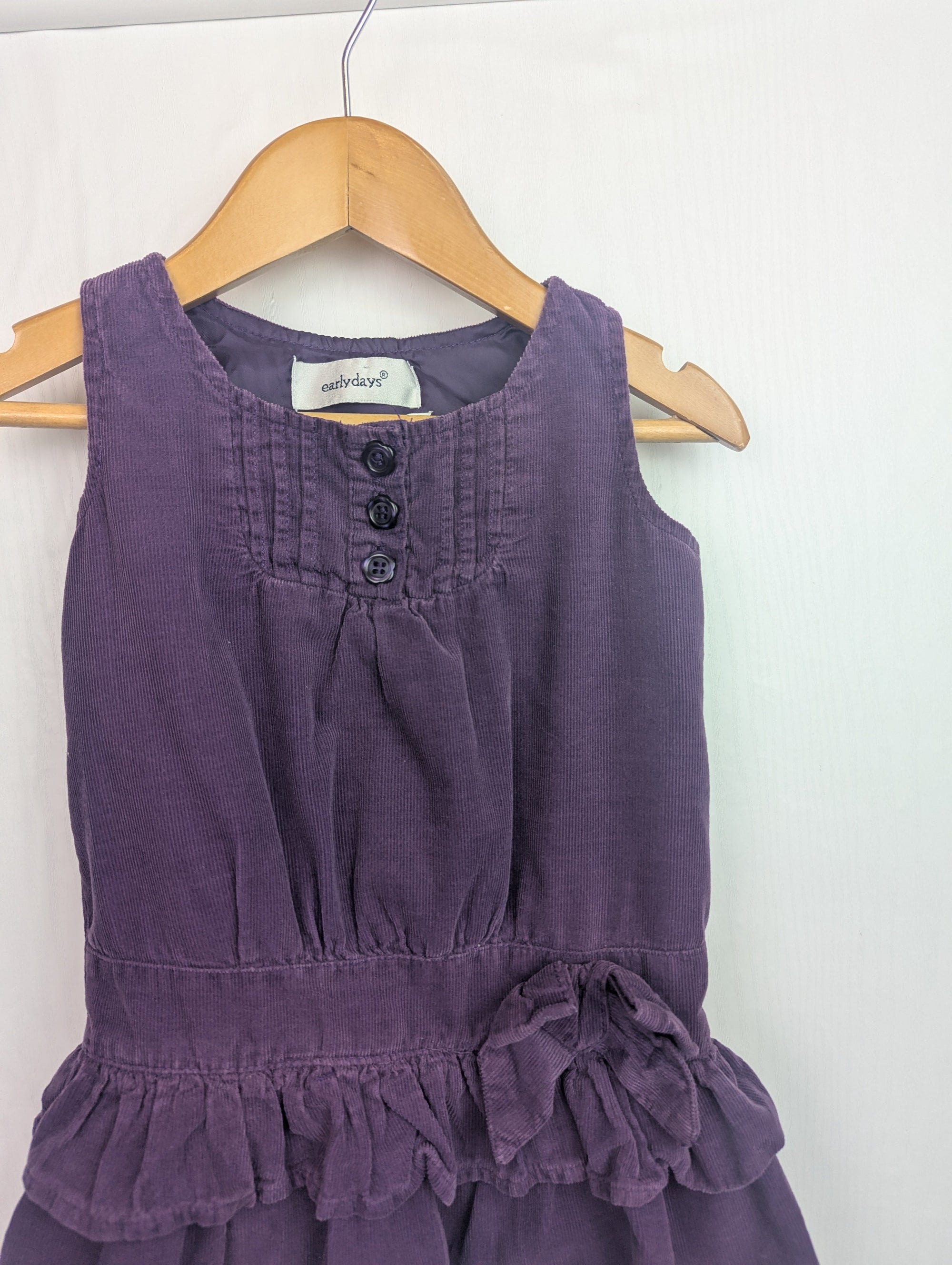 Primark Purple Cord Dress - Girls 9 - 12 Months - Little Ones Preloved. Second Hand Children's & Preloved Baby, Kids, Girls & Boys Clothes. UK online