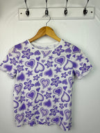 Primark Purple Floral Top - Girls 11 - 12 Years - Little Ones Preloved. Second Hand Children's & Preloved Baby, Kids, Girls & Boys Clothes. UK online