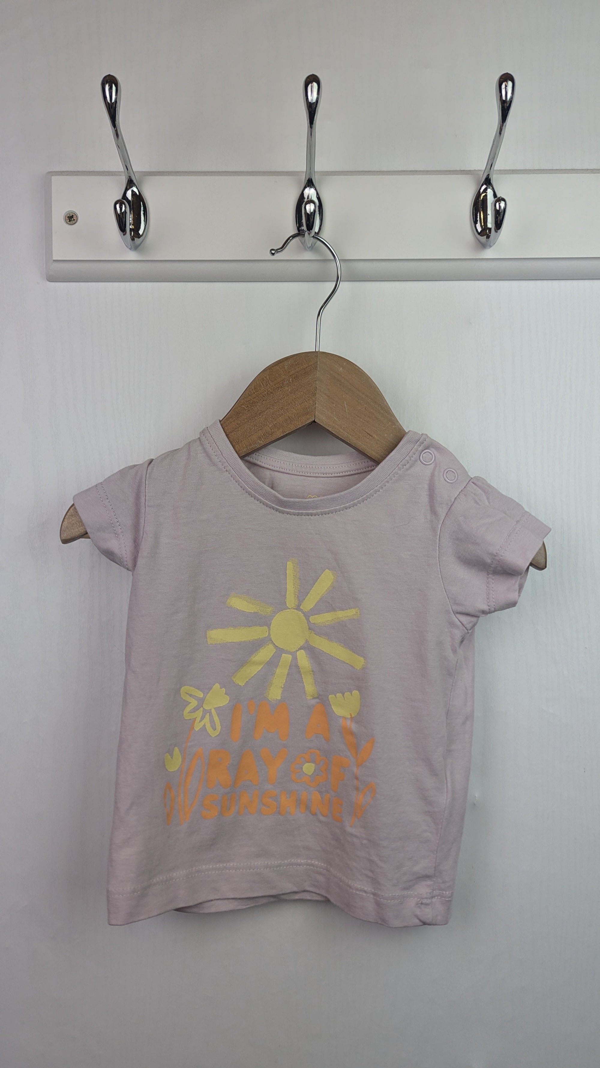 Primark Ray of Sunshine Top - Girls 3 - 6 Months - Little Ones Preloved. Second Hand Children's & Preloved Baby, Kids, Girls & Boys Clothes. UK online