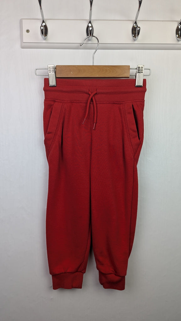 Primark Red Joggers - Boys 2-3 Years Little Ones Preloved Used, Preloved, Preworn & Second Hand Baby, Kids & Children's Clothing UK Online. Cheap affordable. Brands including Next, Joules, Nutmeg Morrisons, TU, F&F, H&M.