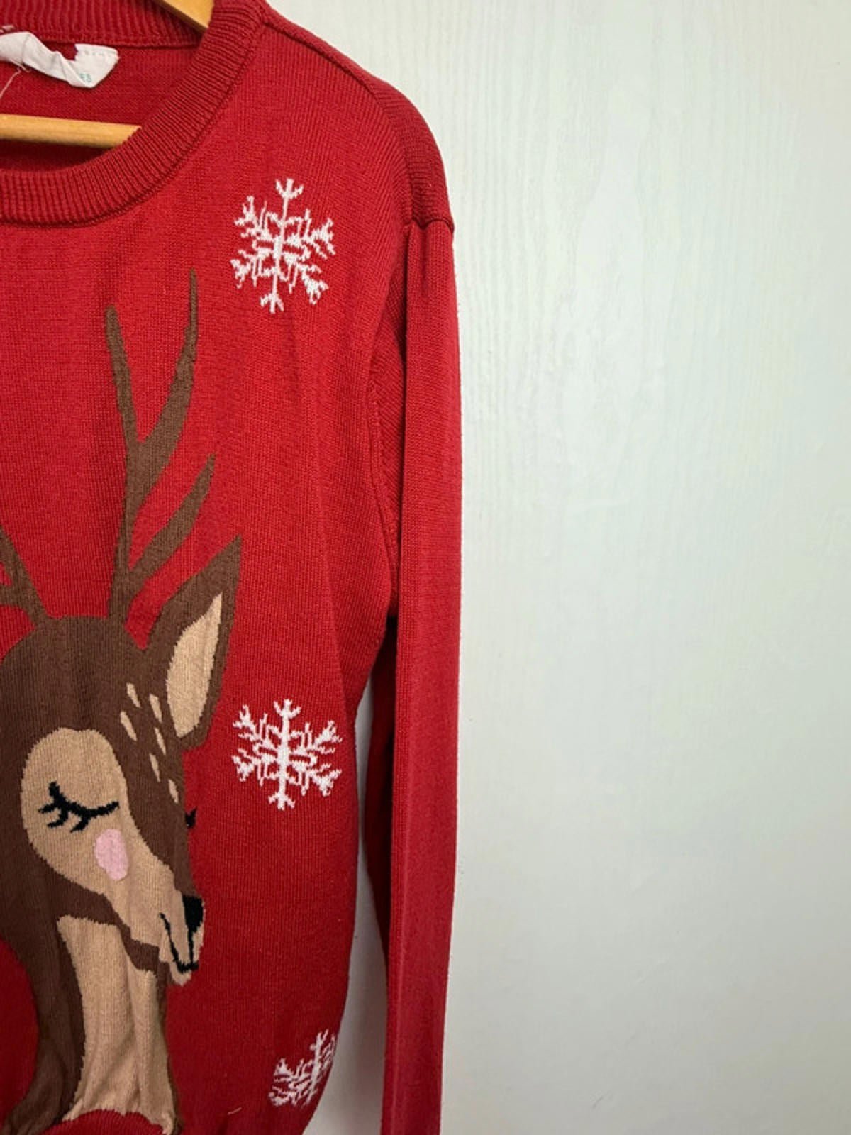 Primark Reindeer Christmas Jumper - Unisex 12 - 13 Years - Little Ones Preloved. Second Hand Children's & Preloved Baby, Kids, Girls & Boys Clothes. UK online
