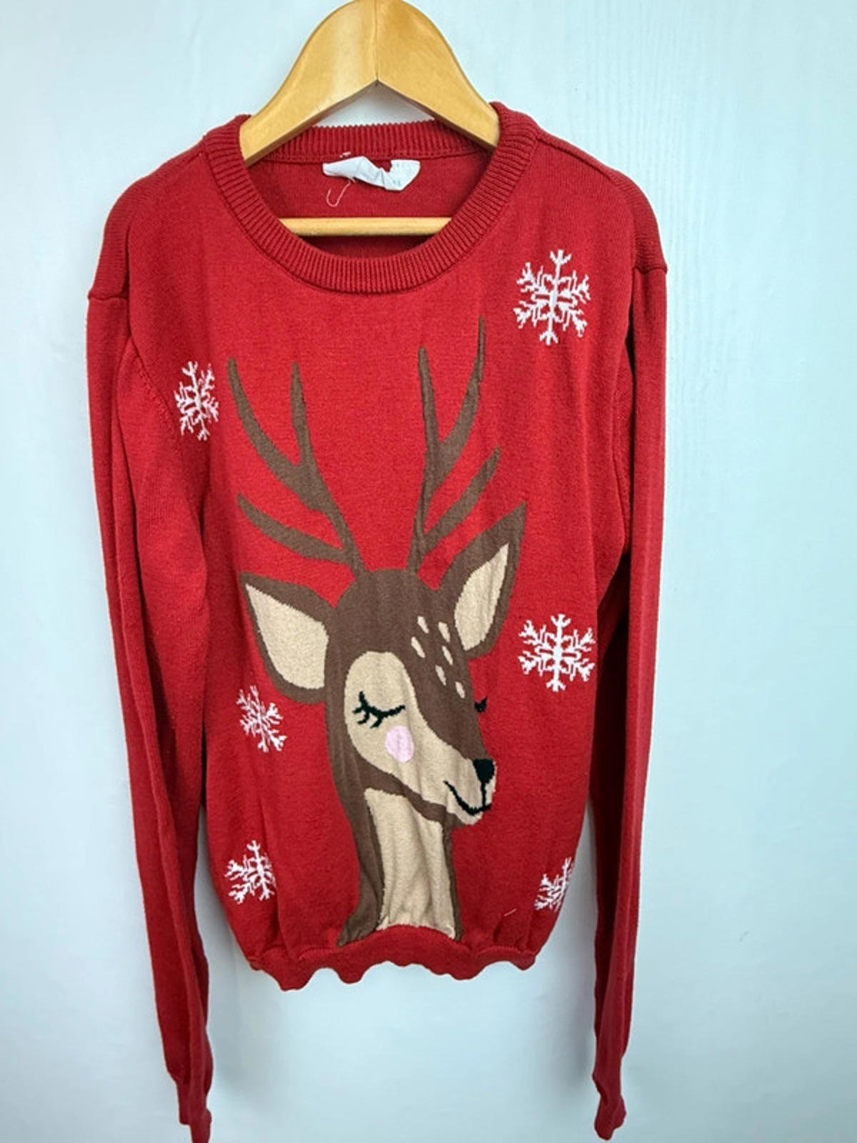 Primark Reindeer Christmas Jumper - Unisex 12 - 13 Years - Little Ones Preloved. Second Hand Children's & Preloved Baby, Kids, Girls & Boys Clothes. UK online
