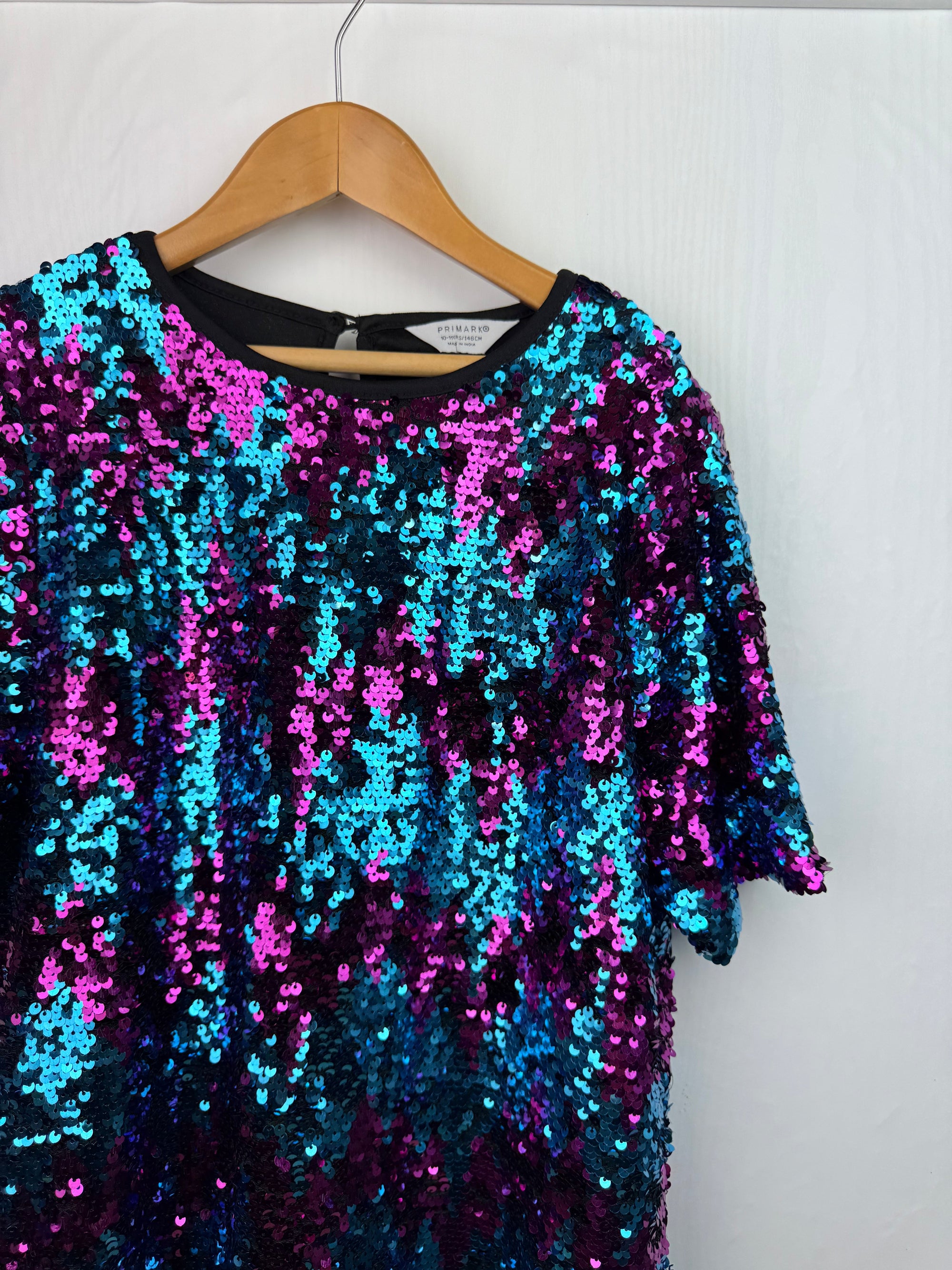 Primark Sequin Party Dress - Girls 10 - 11 Years - Little Ones Preloved. Second Hand Children's & Preloved Baby, Kids, Girls & Boys Clothes. UK online