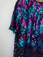 Primark Sequin Party Dress - Girls 10 - 11 Years - Little Ones Preloved. Second Hand Children's & Preloved Baby, Kids, Girls & Boys Clothes. UK online