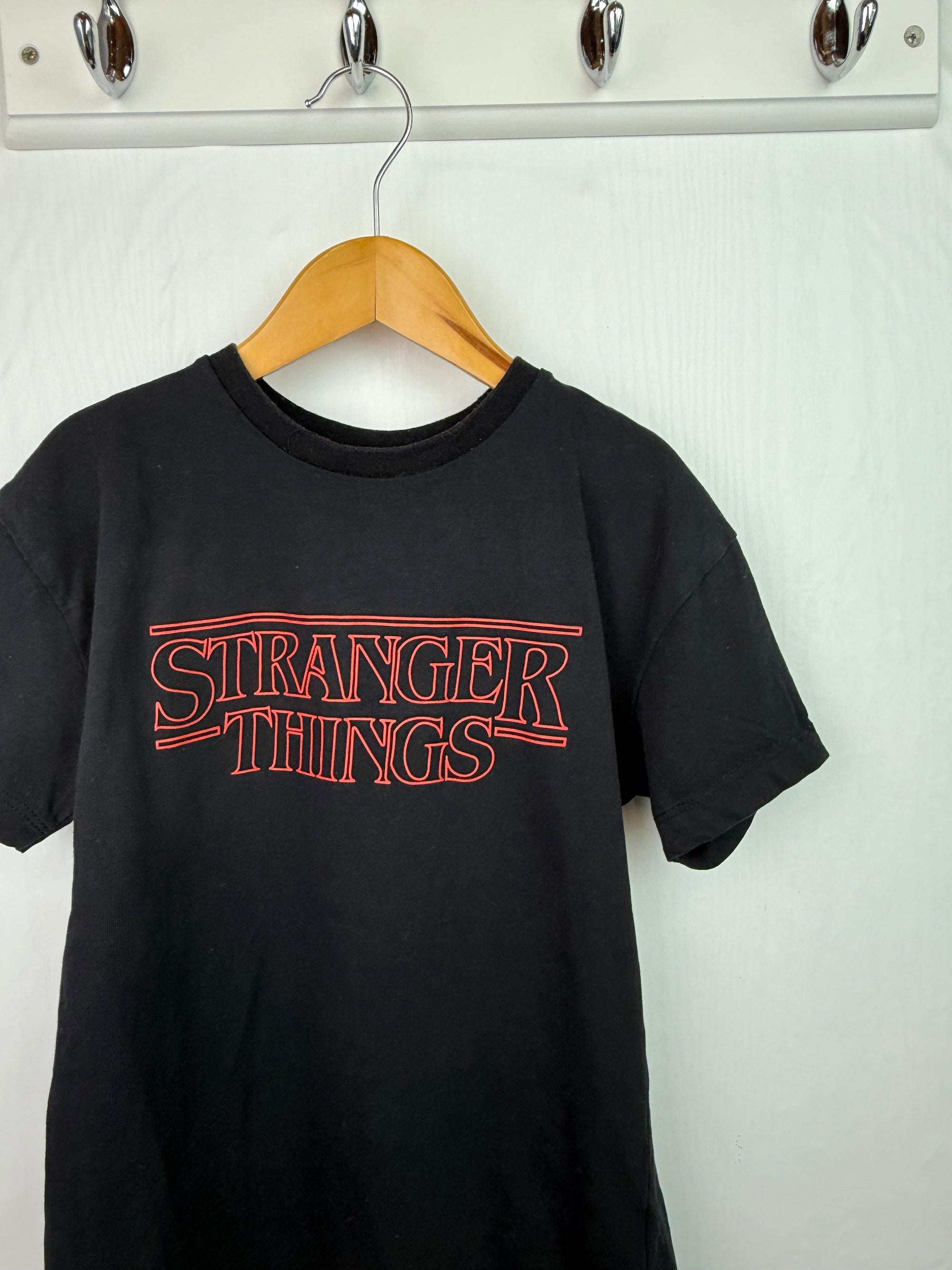 Primark Stranger Things Short Sleeve Top - Boys 7 - 8 Years - Little Ones Preloved. Second Hand Children's & Preloved Baby, Kids, Girls & Boys Clothes. UK online