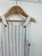Primark Striped Short Dungarees - Boys 18 - 24 Months - Little Ones Preloved. Second Hand Children's & Preloved Baby, Kids, Girls & Boys Clothes. UK online