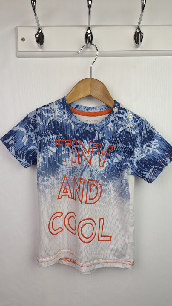 Primark Tiny and Cool T-shirt 12-18m Primark Used, Preloved, Preworn & Second Hand Baby, Kids & Children's Clothing UK Online. Cheap affordable. Brands including Next, Joules, Nutmeg Morrisons, TU, F&F, H&M.