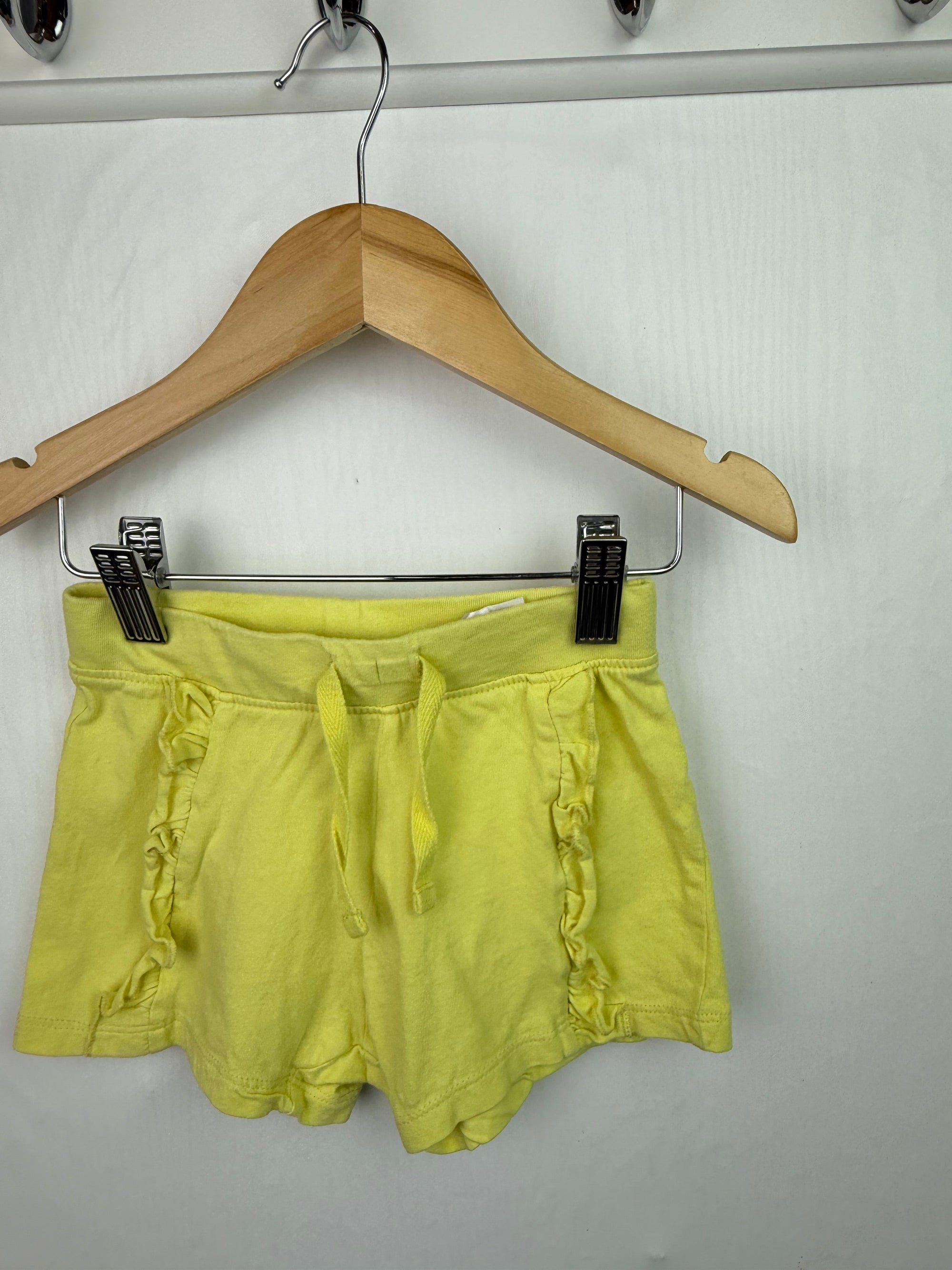 Primark Yellow Ruffle Shorts - Girls 18 - 24 Months - Little Ones Preloved. Second Hand Children's & Preloved Baby, Kids, Girls & Boys Clothes. UK online