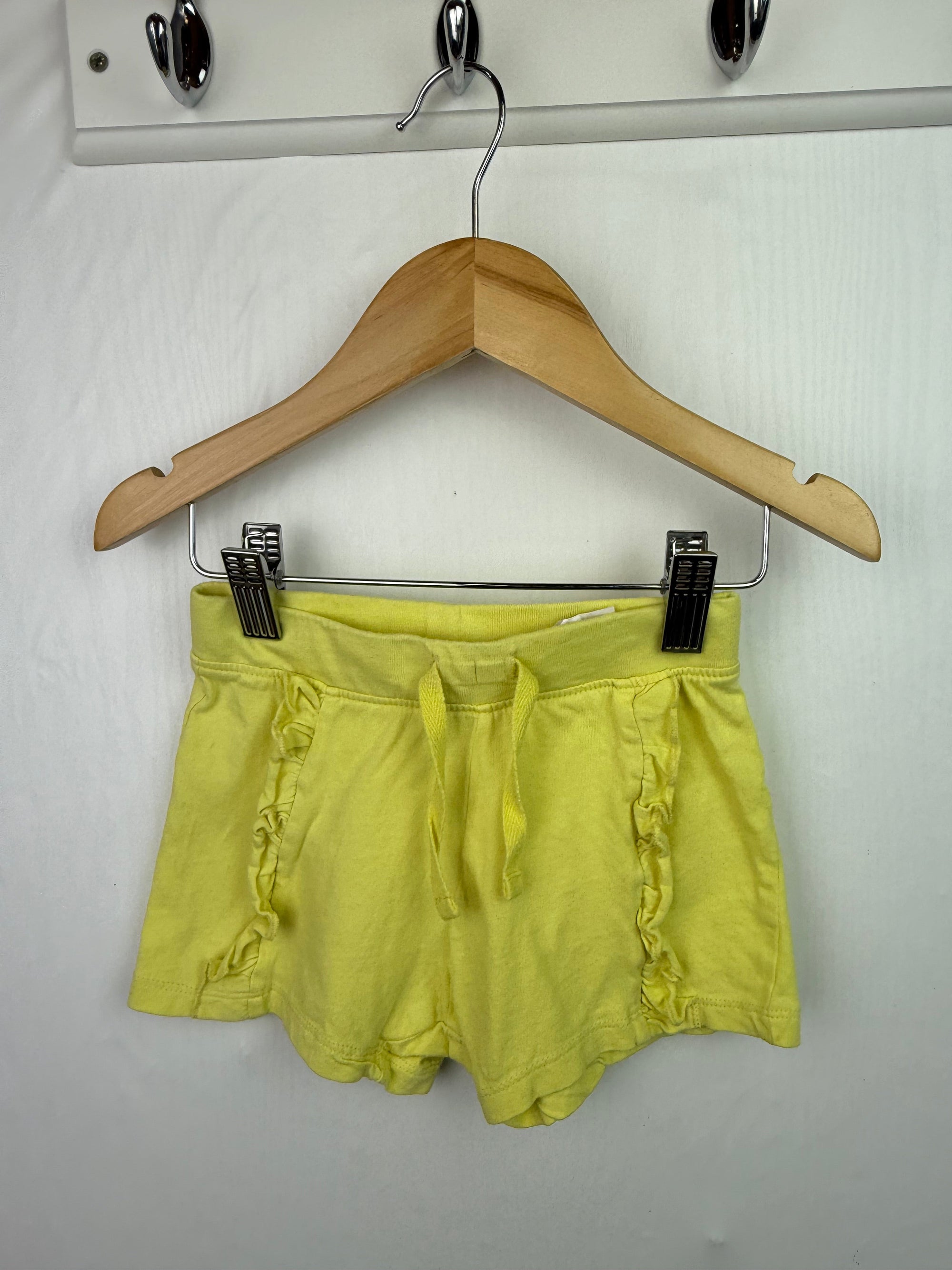 Primark Yellow Ruffle Shorts - Girls 18 - 24 Months - Little Ones Preloved. Second Hand Children's & Preloved Baby, Kids, Girls & Boys Clothes. UK online