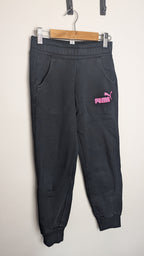 Puma Black Jogging Bottoms - Girls 9 - 10 Years - Little Ones Preloved. Second Hand Children's & Preloved Baby, Kids, Girls & Boys Clothes. UK online