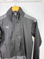 Puma Black Shell Jacket - Unisex 11 - 12 Years - Little Ones Preloved. Second Hand Children's & Preloved Baby, Kids, Girls & Boys Clothes. UK online