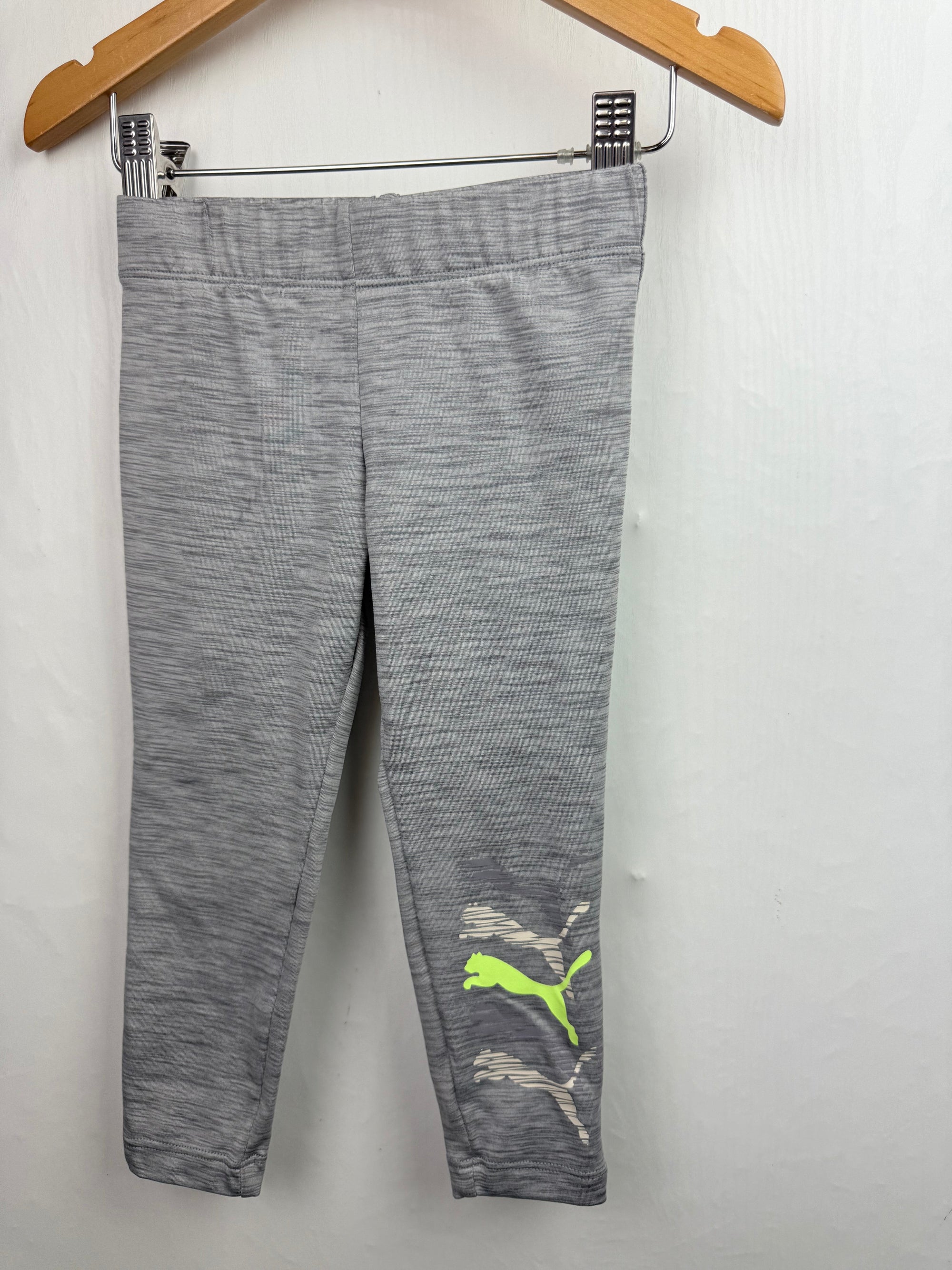 Puma Grey Sports Leggings - Girls 2 - 3 Years - Little Ones Preloved. Second Hand Children's & Preloved Baby, Kids, Girls & Boys Clothes. UK online
