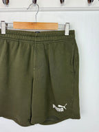 Puma Khaki Green Shorts - Boys 11 - 12 Years - Little Ones Preloved. Second Hand Children's & Preloved Baby, Kids, Girls & Boys Clothes. UK online
