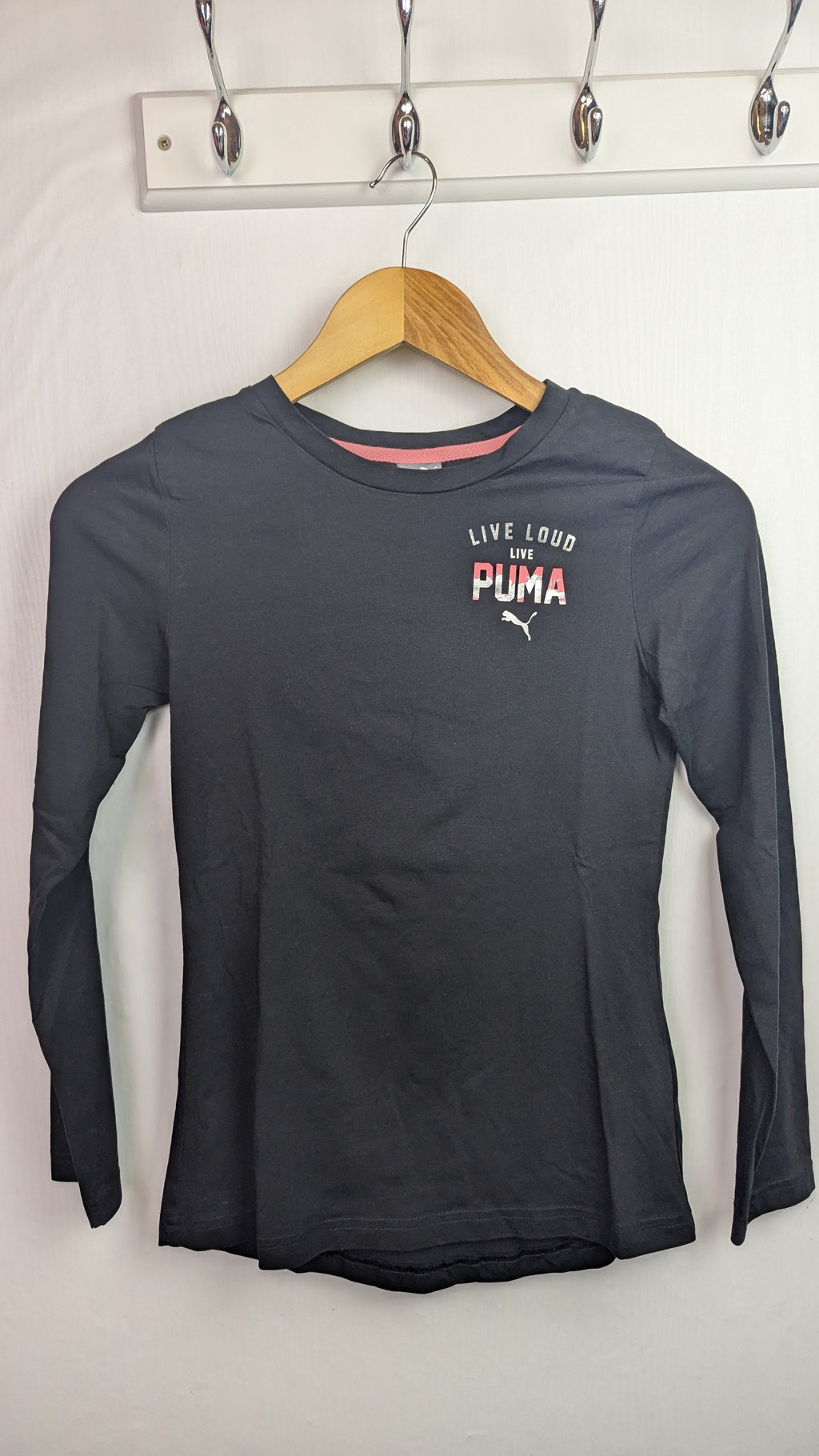 Puma Live Loud Long Sleeve Top - Girls 12 Years - Little Ones Preloved. Second Hand Children's & Preloved Baby, Kids, Girls & Boys Clothes. UK online