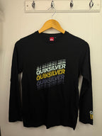 Quicksilver Black Long Sleeve Top - Boys 12 Years - Little Ones Preloved. Second Hand Children's & Preloved Baby, Kids, Girls & Boys Clothes. UK online