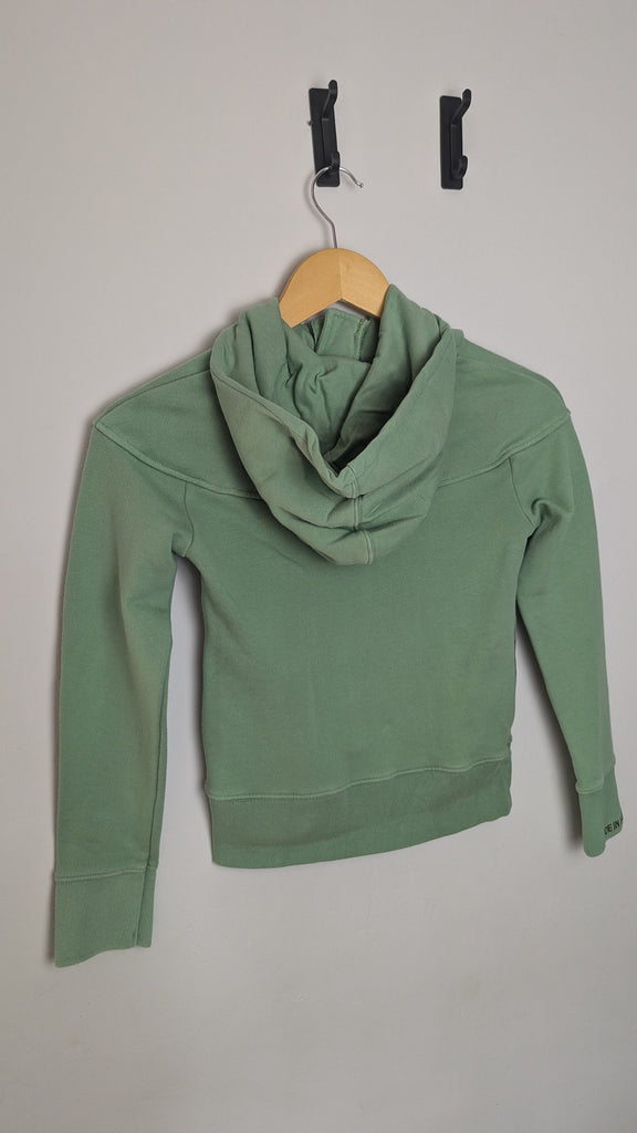 R Ninety Fifth Green Zipped Hoodie - Girls 10 Years Little Ones Preloved Used, Preloved, Preworn Baby, Girls & Boys Clothes. Kids & Children's second hand Clothing UK Online. Cheap affordable. Brands including Next, Joules, Nutmeg Morrisons, TU, F&F, H&M.