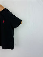 Ralph Lauren Black Short Sleeve Top - Boys 3 Months - Little Ones Preloved. Second Hand Children's & Preloved Baby, Kids, Girls & Boys Clothes. UK online