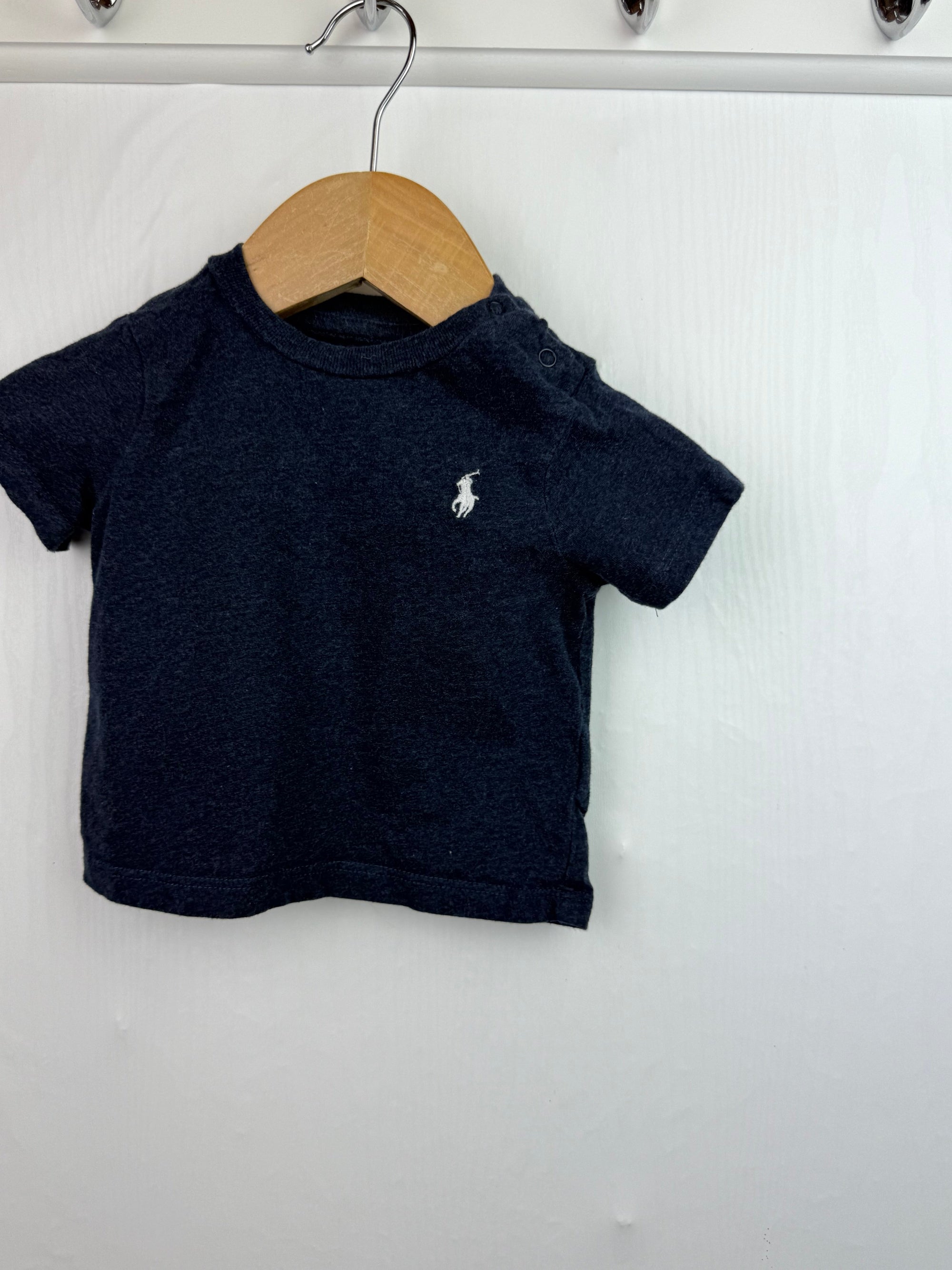 Ralph Lauren Navy Top - Boys 3 Months - Little Ones Preloved. Second Hand Children's & Preloved Baby, Kids, Girls & Boys Clothes. UK online