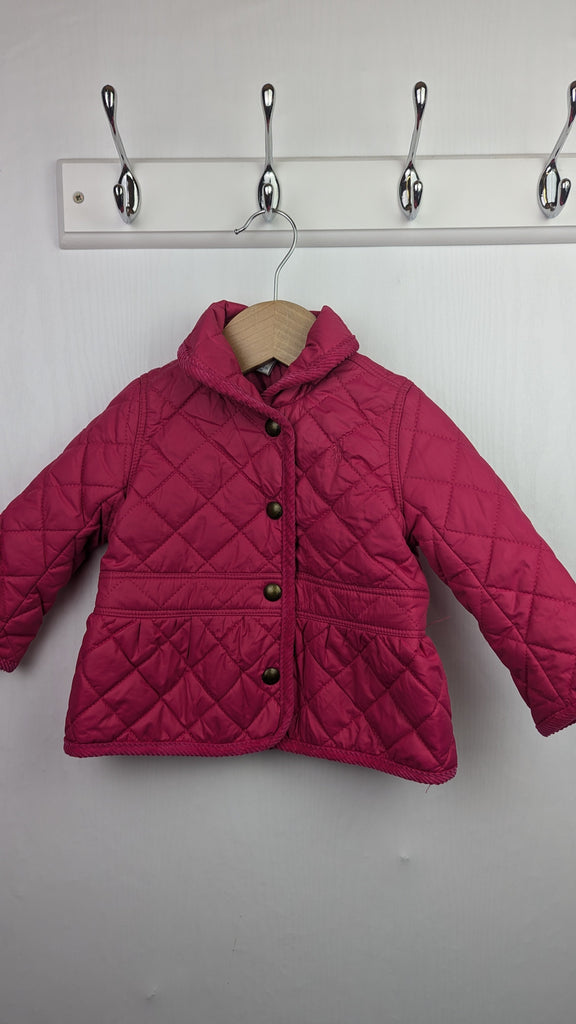 Ralph Lauren Pink Quilted Jacket - Girls 9 Months Little Ones Preloved Used, Preloved, Preworn & Second Hand Baby, Kids & Children's Clothing UK Online. Cheap affordable. Brands including Next, Joules, Nutmeg Morrisons, TU, F&F, H&M.