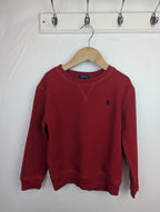 Ralph Lauren Red Jumper - Boys 6 Years - Little Ones Preloved. Second Hand Children's & Preloved Baby, Kids, Girls & Boys Clothes. UK online
