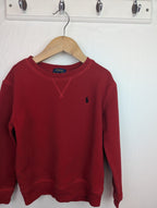 Ralph Lauren Red Jumper - Boys 6 Years - Little Ones Preloved. Second Hand Children's & Preloved Baby, Kids, Girls & Boys Clothes. UK online