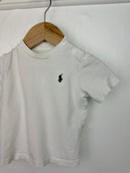 Ralph Lauren White Short Sleeve Top - Boys 9 Months - Little Ones Preloved. Second Hand Children's & Preloved Baby, Kids, Girls & Boys Clothes. UK online
