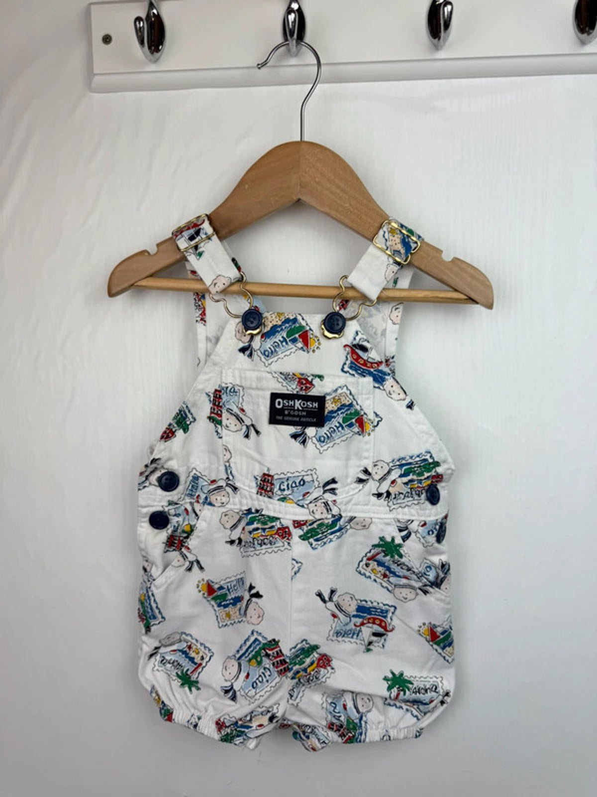 Rare Vintage Oshkosh Dungarees - Unisex 12 Months - Little Ones Preloved. Second Hand Children's & Preloved Baby, Kids, Girls & Boys Clothes. UK online
