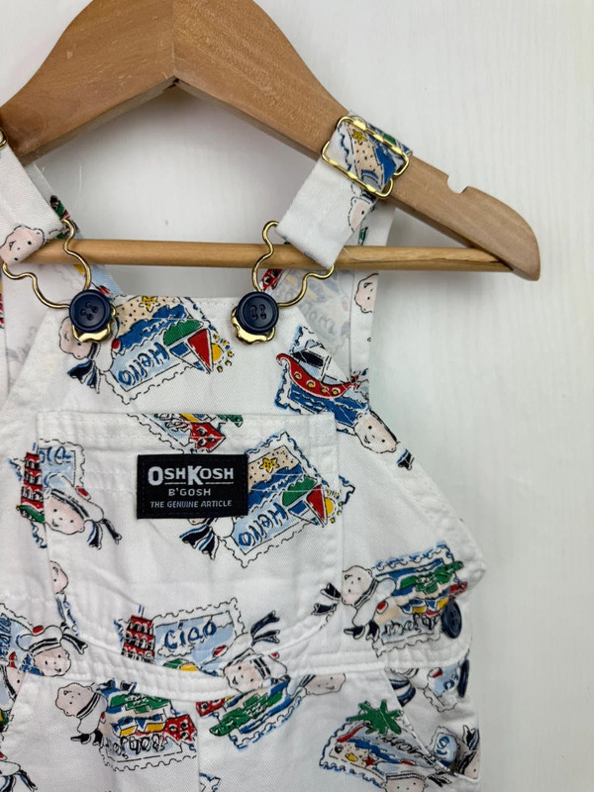 Rare Vintage Oshkosh Dungarees - Unisex 12 Months - Little Ones Preloved. Second Hand Children's & Preloved Baby, Kids, Girls & Boys Clothes. UK online
