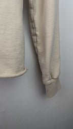 Reserved Beige 'Lets talk about Art' Jumper - Girls 10 - 11 Years - Little Ones Preloved. Second Hand Children's & Preloved Baby, Kids, Girls & Boys Clothes. UK online
