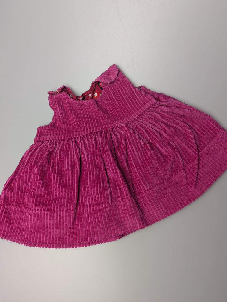 Reversible Pink Cord Dress - Baby Girls 0-3 Months Little Ones Preloved Used, Preloved, Preworn Baby, Girls & Boys Clothes. Kids & Children's second hand Clothing UK Online. Cheap affordable. Brands including Next, Joules, Nutmeg Morrisons, TU, F&F, H&M.