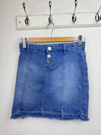 River Island Denim Frayed Skirt - Girls 10 Years - Little Ones Preloved. Second Hand Children's & Preloved Baby, Kids, Girls & Boys Clothes. UK online