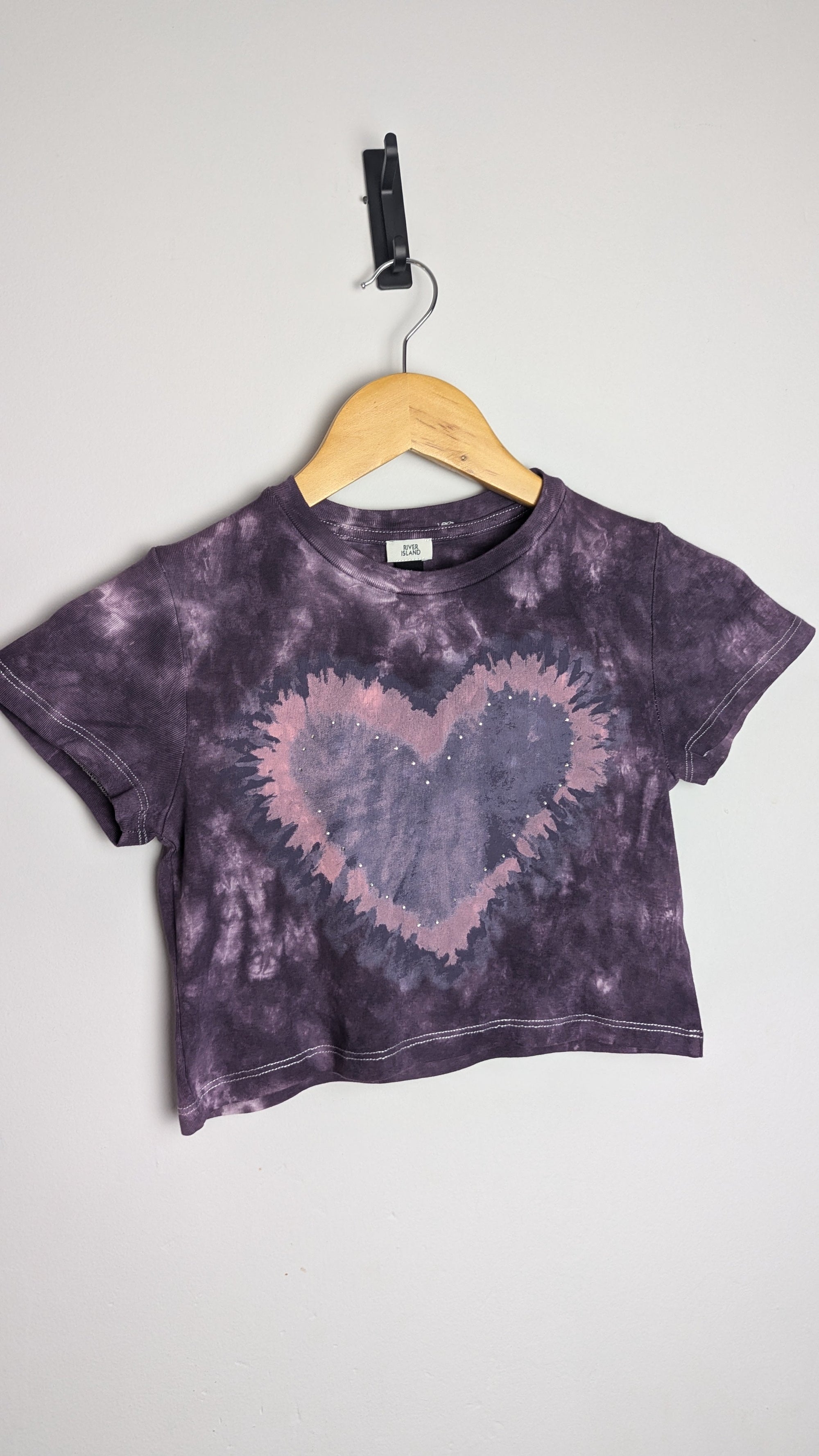 River Island Purple Tie Dye Top - Girls 9 - 10 Years - Little Ones Preloved. Second Hand Children's & Preloved Baby, Kids, Girls & Boys Clothes. UK online