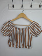 River Island Striped Crop Top - Girls 9 - 10 Years - Little Ones Preloved. Second Hand Children's & Preloved Baby, Kids, Girls & Boys Clothes. UK online