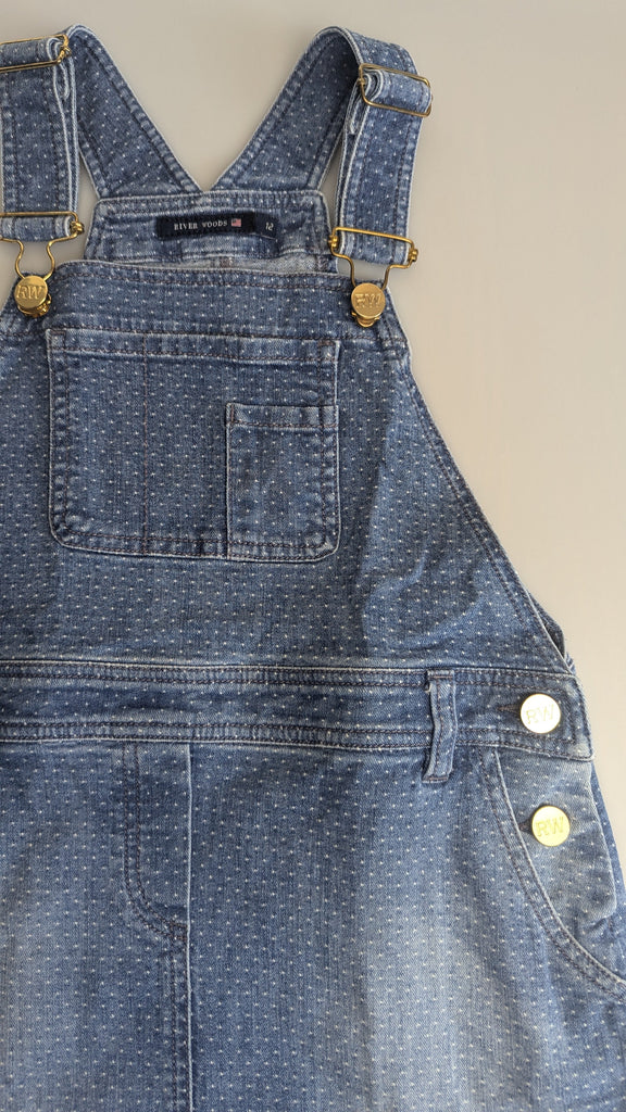 River Woods Dungaree Denim Dress - Girls 12 Years River Woods Used, Preloved, Preworn & Second Hand Baby, Kids & Children's Clothing UK Online. Cheap affordable. Brands including Next, Joules, Nutmeg Morrisons, TU, F&F, H&M.