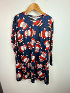Santa Long Sleeve Dress - Girls 5 - 6 Years - Little Ones Preloved. Second Hand Children's & Preloved Baby, Kids, Girls & Boys Clothes. UK online