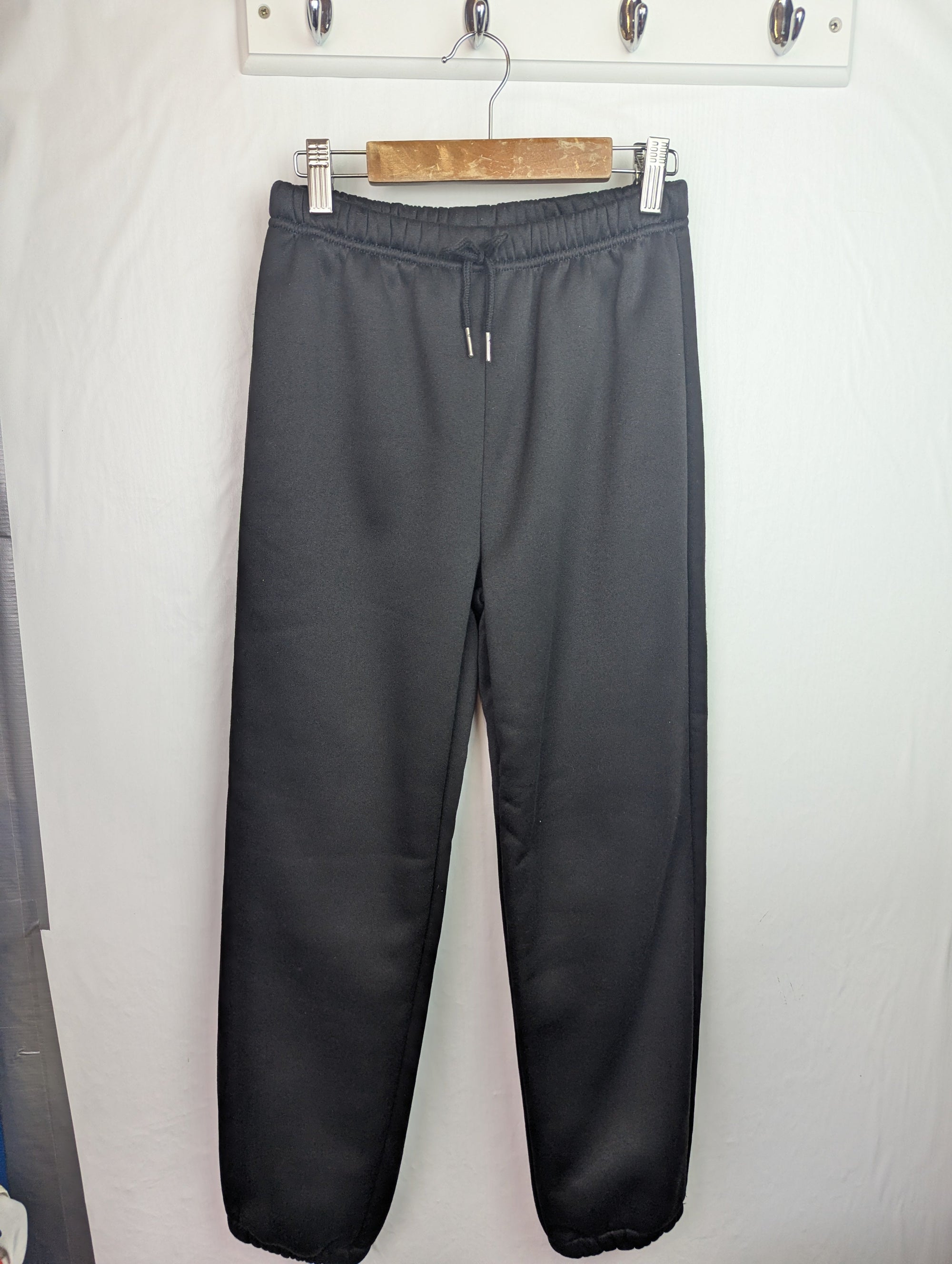 Shein Black Jogging Bottoms - Unisex 12 Years - Little Ones Preloved. Second Hand Children's & Preloved Baby, Kids, Girls & Boys Clothes. UK online