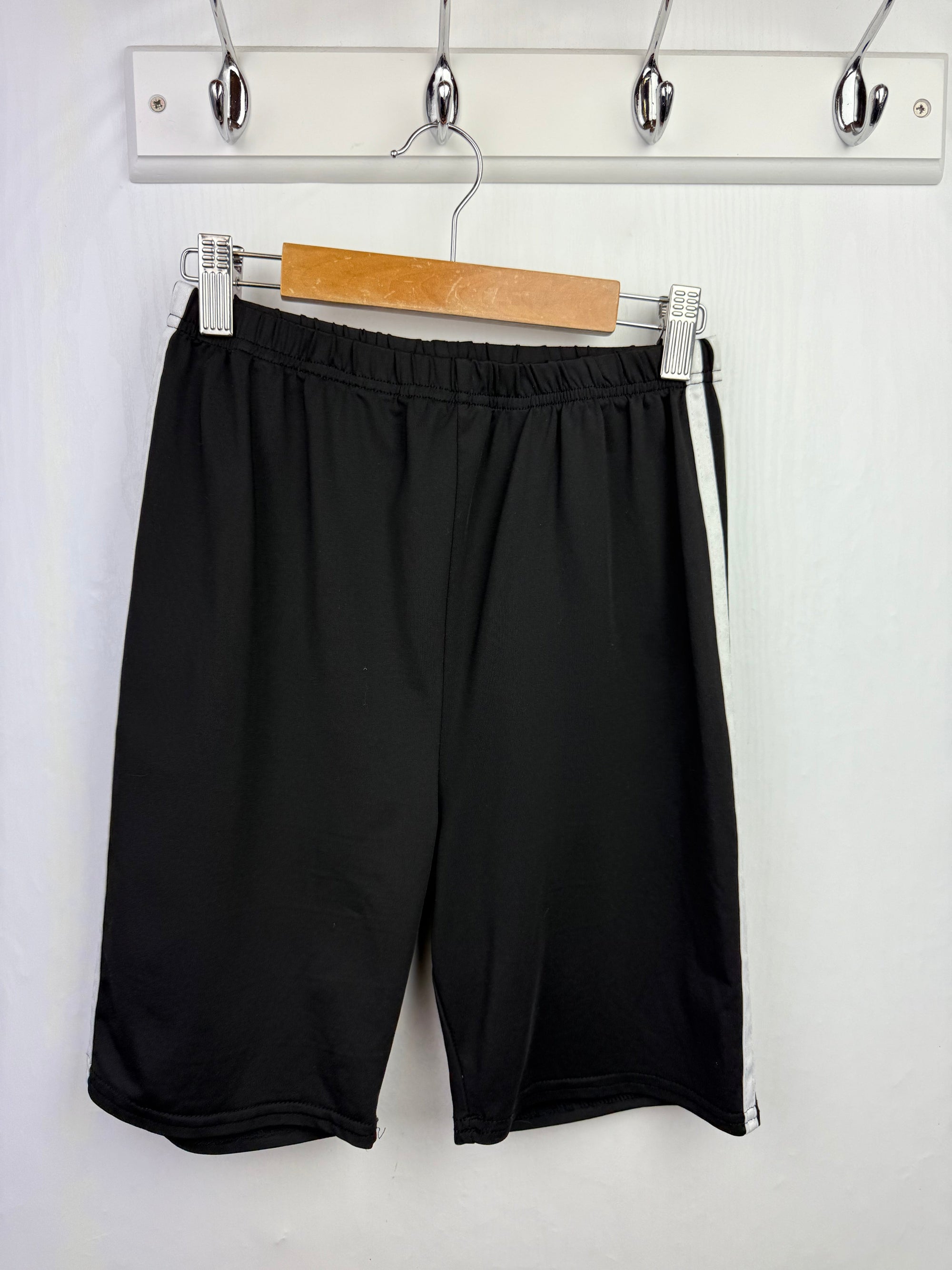 Shein Black Striped Shorts - Unisex 11 - 12 Years - Little Ones Preloved. Second Hand Children's & Preloved Baby, Kids, Girls & Boys Clothes. UK online