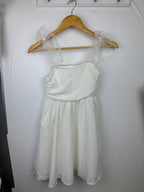 Shein Cream Mesh Bow Dress - Girls 10 Years - Little Ones Preloved. Second Hand Children's & Preloved Baby, Kids, Girls & Boys Clothes. UK online