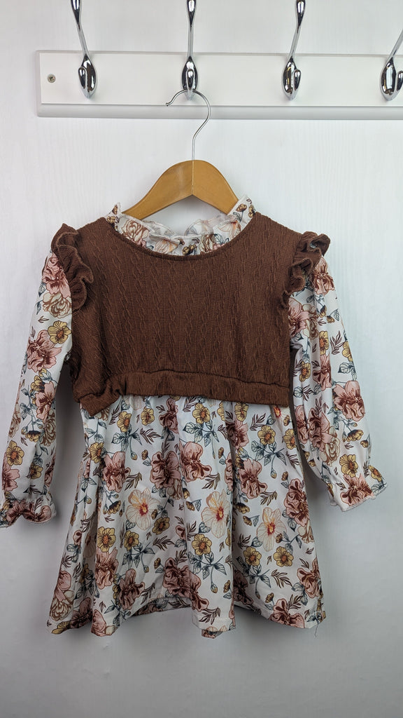 Shein Floral Dress - Girls 12-18 Months Little Ones Preloved Used, Preloved, Preworn & Second Hand Baby, Kids & Children's Clothing UK Online. Cheap affordable. Brands including Next, Joules, Nutmeg Morrisons, TU, F&F, H&M.