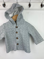 Shein Grey Cardigan - Boys 1 - 3 Months - Little Ones Preloved. Second Hand Children's & Preloved Baby, Kids, Girls & Boys Clothes. UK online