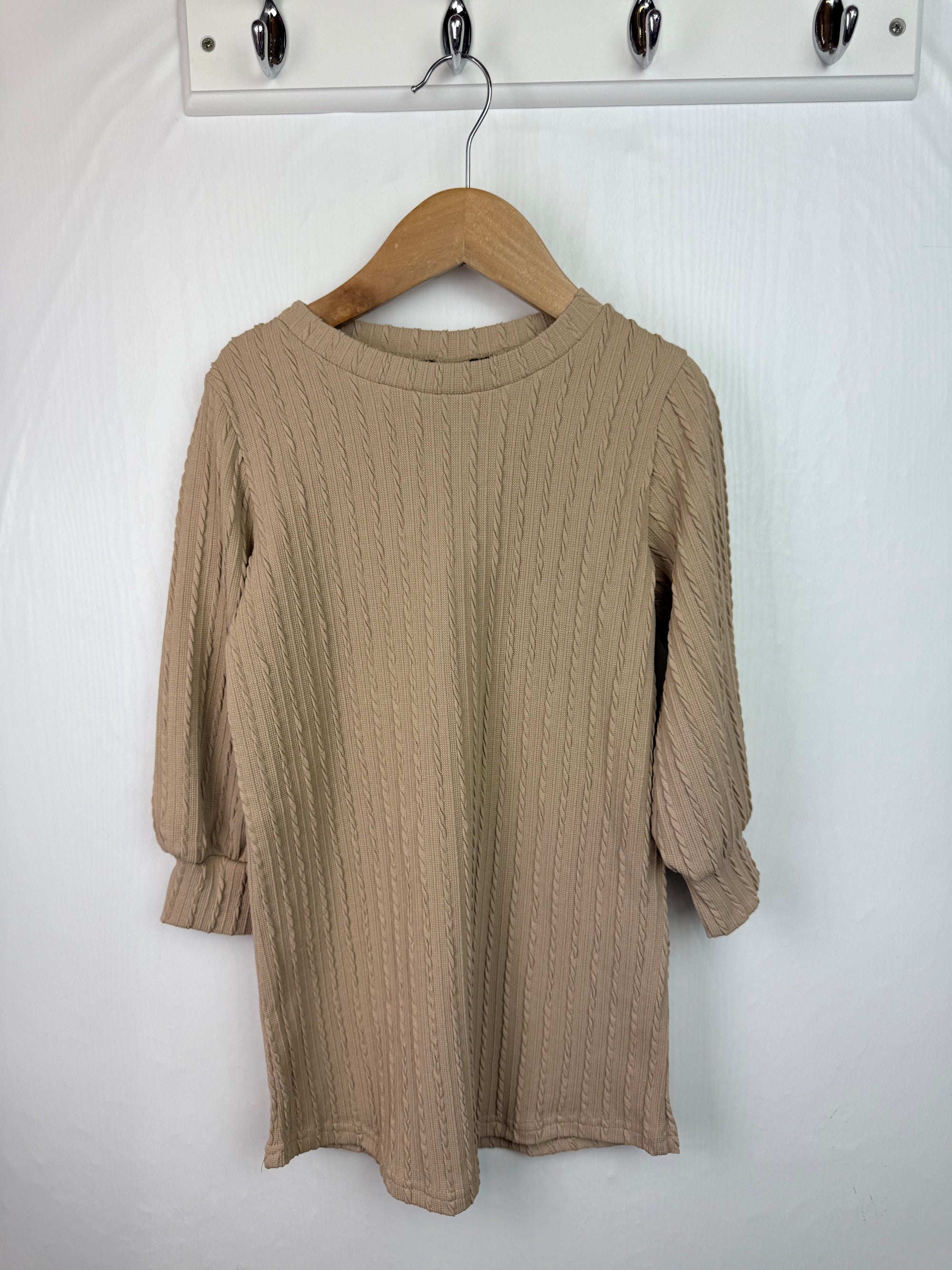 Shein Long Sleeve Ribbed Dress - Girls 5 Years - Little Ones Preloved. Second Hand Children's & Preloved Baby, Kids, Girls & Boys Clothes. UK online